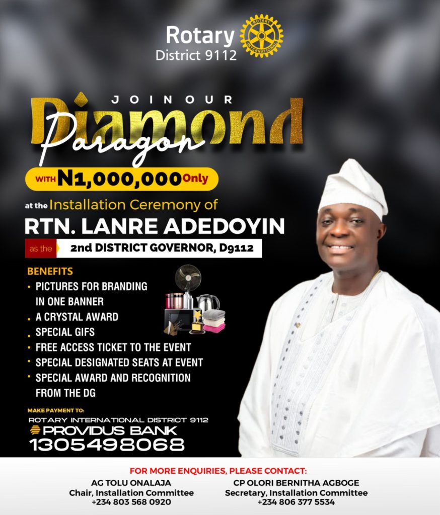 diamond-category-for-the-Installation-of-rotarian-lanre-adedoyin-as-the-second-district-governor-of-rotary-international-district-9112